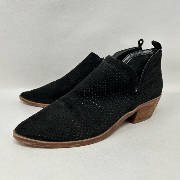BP Black Faux Suede Ankle Booties, Women’s Size 8M - Picture 1 of 13
